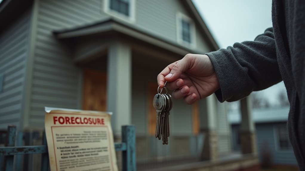 selling house in foreclosure